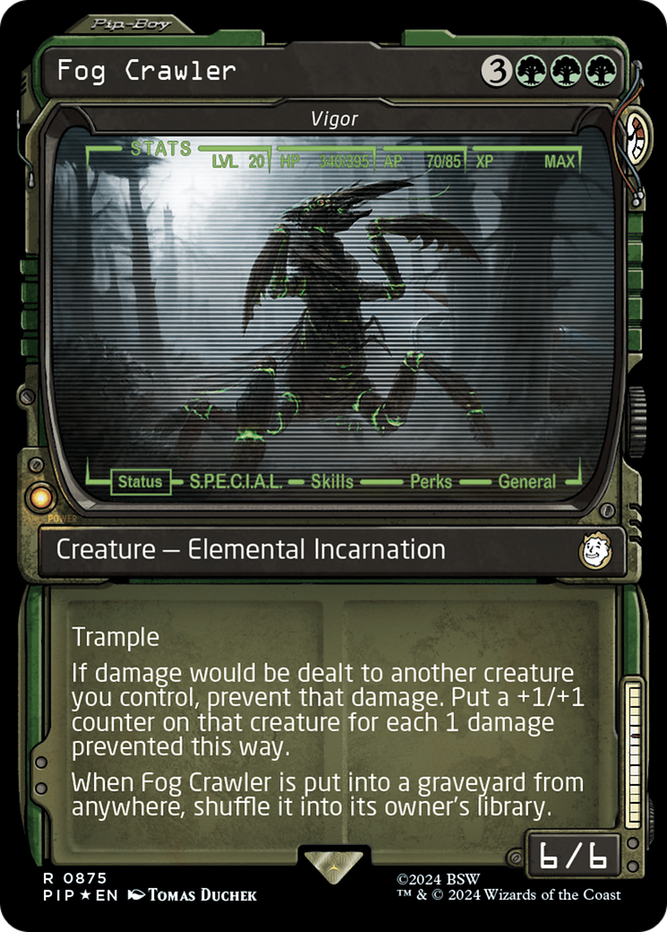 Vigor (PIP-875) [Fallout] / Fog Crawler: (Showcase) Foil