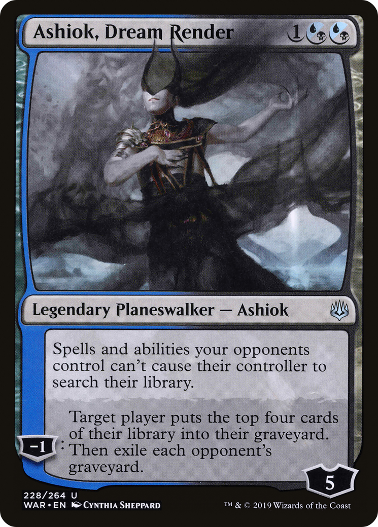 Ashiok, Dream Render (WAR-228) [War of the Spark]