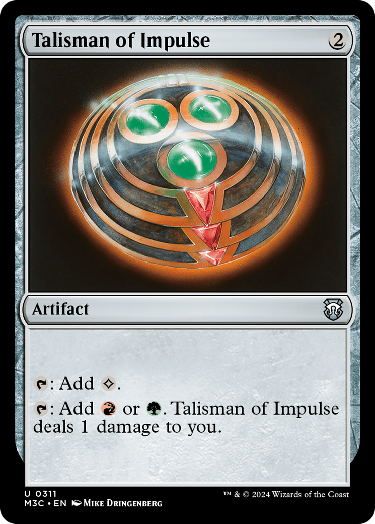 Talisman of Impulse (M3C-311) [Modern Horizons 3 Commander]