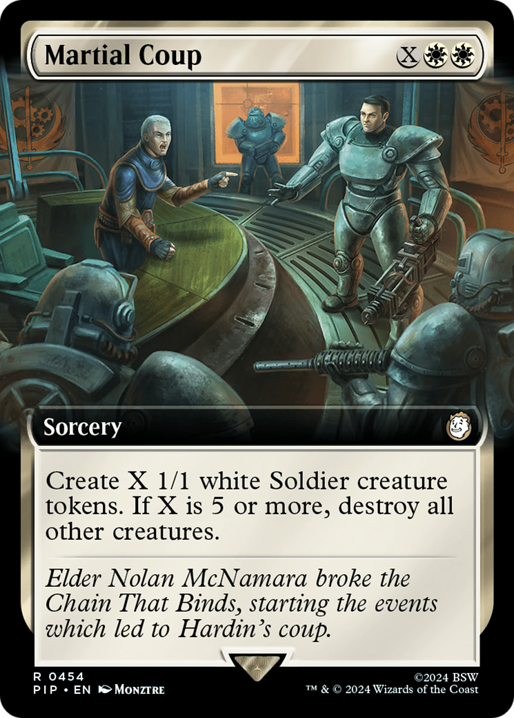 Martial Coup (PIP-454) [Fallout]: (Extended Art) Foil