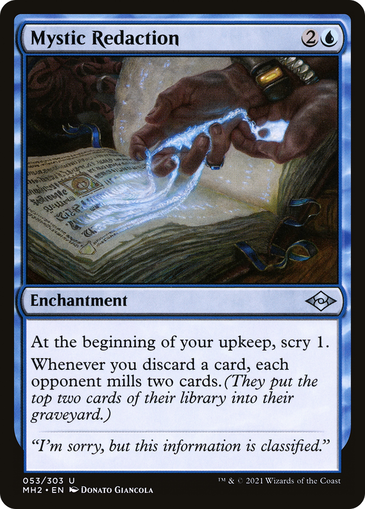 Mystic Redaction (MH2-053) [Modern Horizons 2]