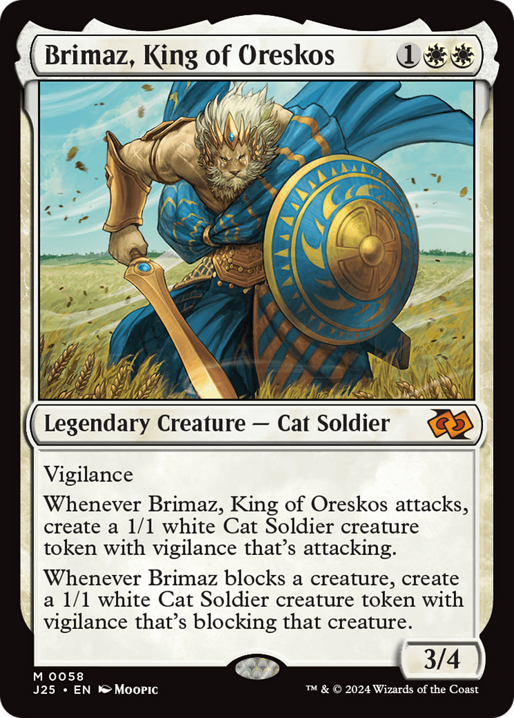 Brimaz, King of Oreskos (J25-058) [Foundations Jumpstart]