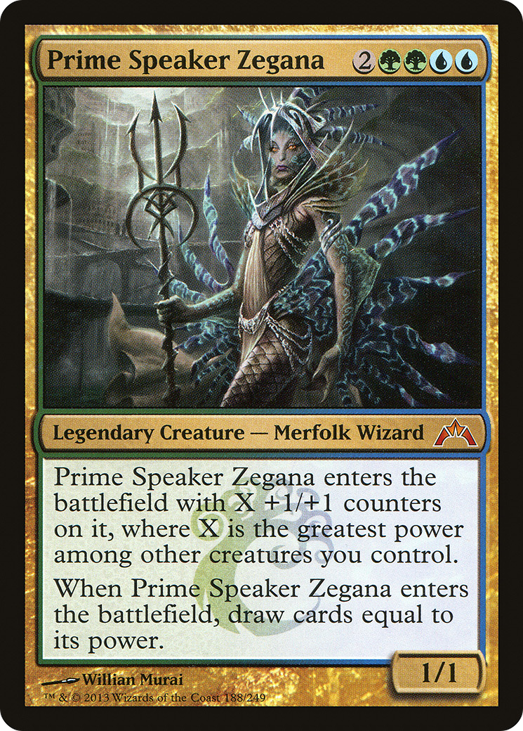 Prime Speaker Zegana (GTC-188) [Gatecrash] Foil