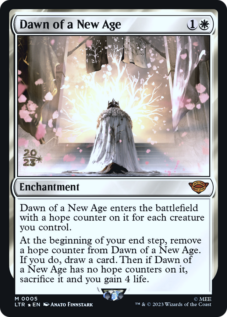 Dawn of a New Age (PRE-05S) [Tales of Middle-earth Promos] Foil
