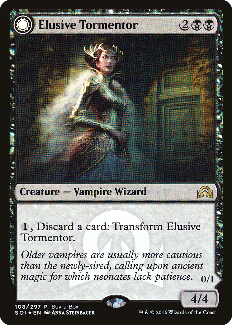 Elusive Tormentor (BABP-108) [Shadows over Innistrad Promos] Foil