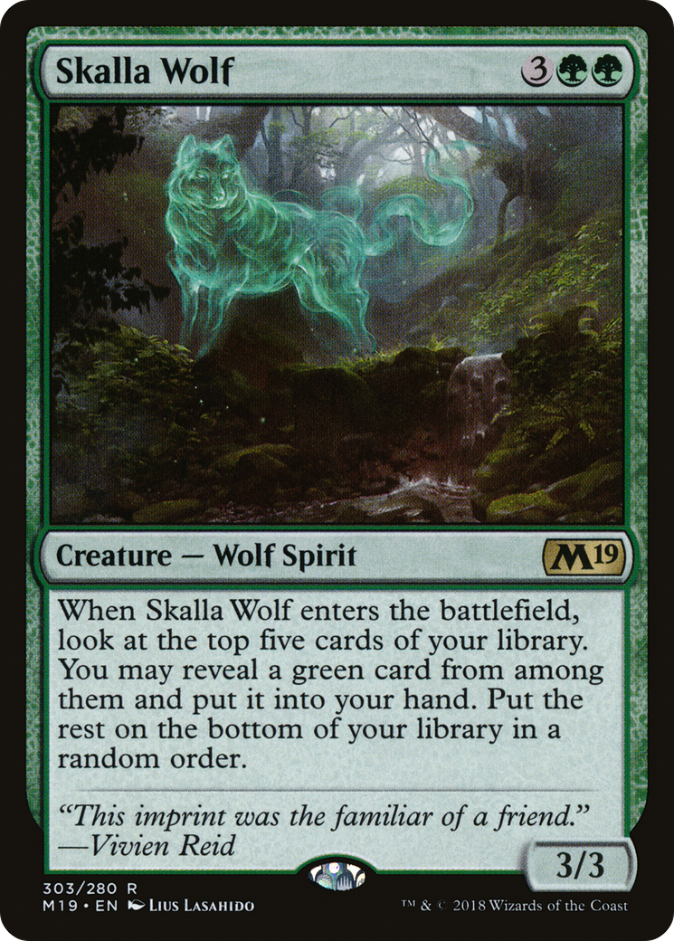 Skalla Wolf (M19-303) [Core Set 2019]
