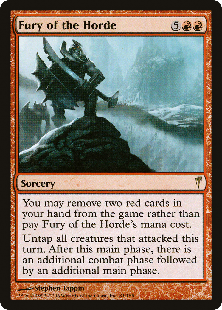 Fury of the Horde (CSP-081) [Coldsnap] Foil