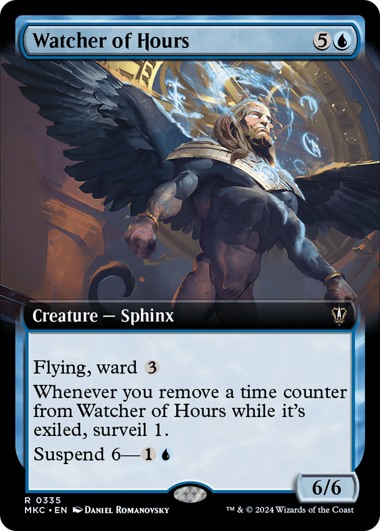 Watcher of Hours (MKC-335) [Murders at Karlov Manor Commander]: (Extended Art)
