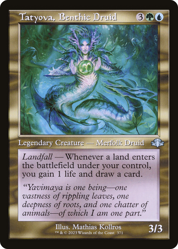 Tatyova, Benthic Druid (DMR-371) [Dominaria Remastered] Foil