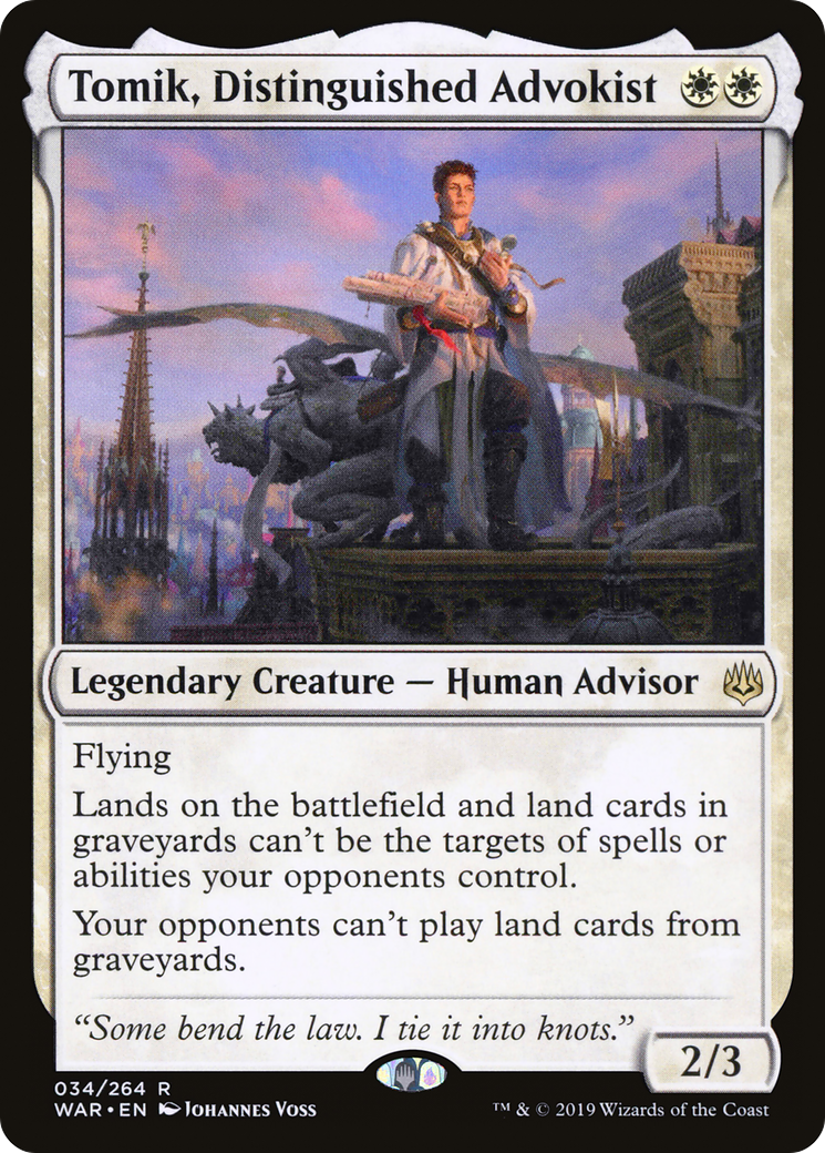Tomik, Distinguished Advokist (WAR-034) [War of the Spark]