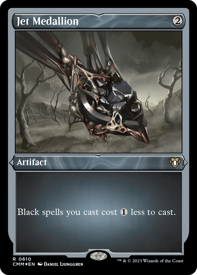 Jet Medallion (CMM-610) [Commander Masters] Etched Foil