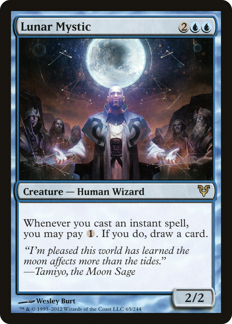 Lunar Mystic (AVR-065) [Avacyn Restored] Foil