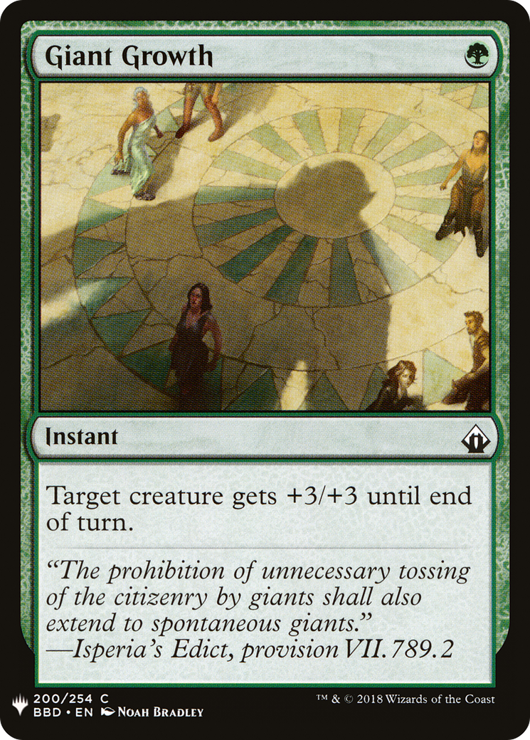 Giant Growth (LIST-BBD-200) [The List]