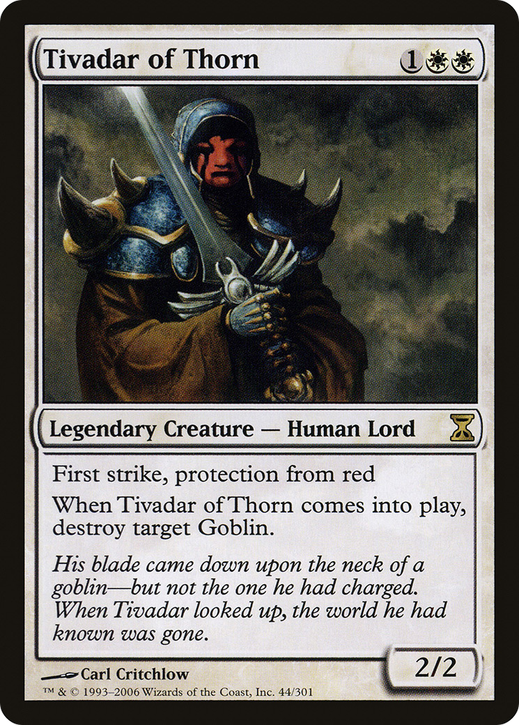Tivadar of Thorn (TSP-044) [Time Spiral]