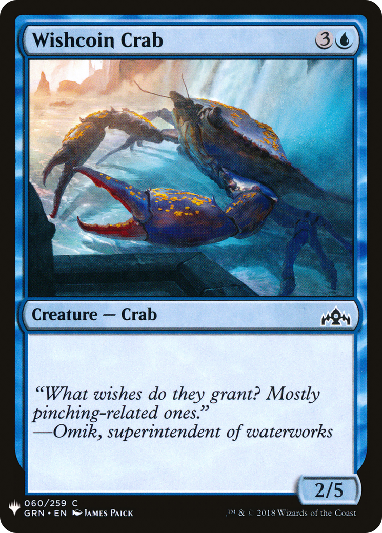 Wishcoin Crab (LIST-GRN-60) [The List]