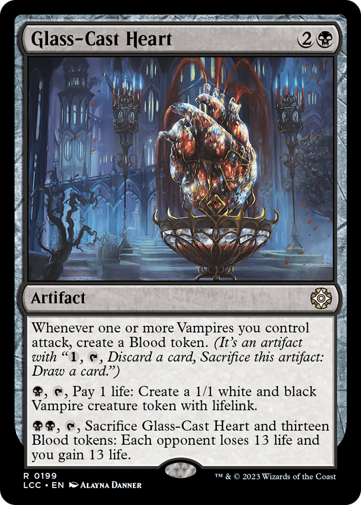 Glass-Cast Heart (LCC-199) [The Lost Caverns of Ixalan Commander]