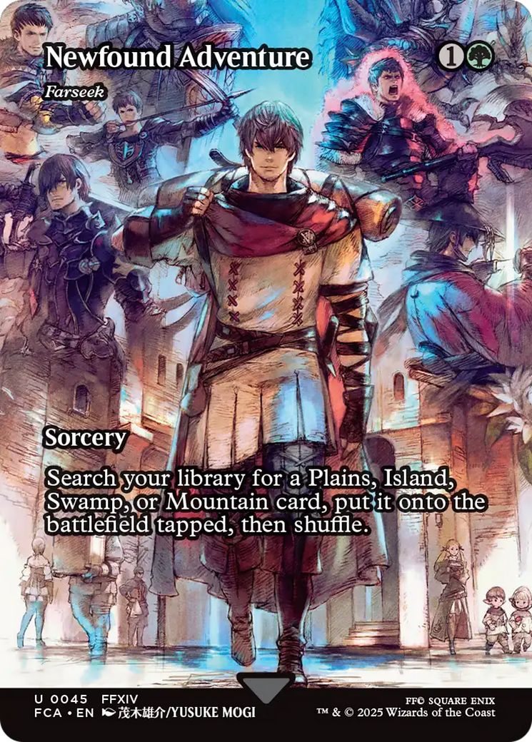 Newfound Adventure - Farseek (Showcase) (FCA-045) [FINAL FANTASY: Through the Ages] / Newfound Adventure (Borderless) Foil