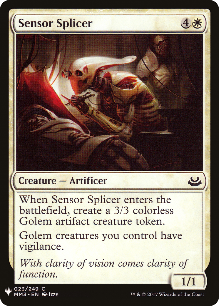 Sensor Splicer (LIST-MM3-23) [The List]