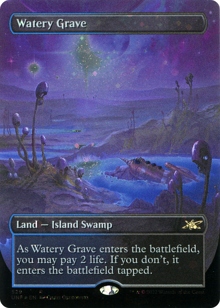 Watery Grave (UNF-529) [Unfinity] (Borderless) Foil