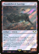 Thunderhawk Gunship (Surge Foil) (40K-167) [Warhammer 40,000 Commander] Foil