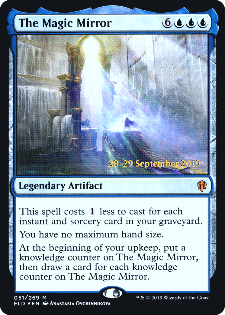 The Magic Mirror (PRE-51S) [Throne of Eldraine Promos] Foil
