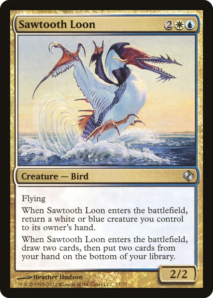 Sawtooth Loon (DDI-017) [Duel Decks: Venser vs. Koth]