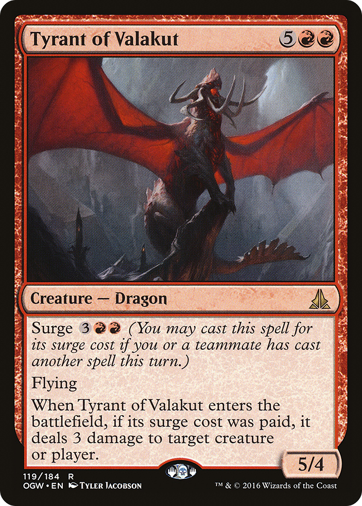 Tyrant of Valakut (OGW-119) [Oath of the Gatewatch]