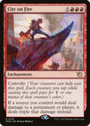 City on Fire (PPMOM-135P) [March of the Machine Promos] Foil