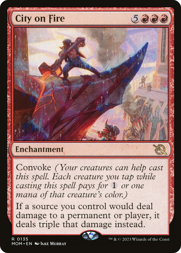 City on Fire (PPMOM-135P) [March of the Machine Promos]