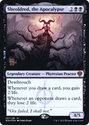 Sheoldred, the Apocalypse (PRE-107) [Dominaria United Promos] Foil