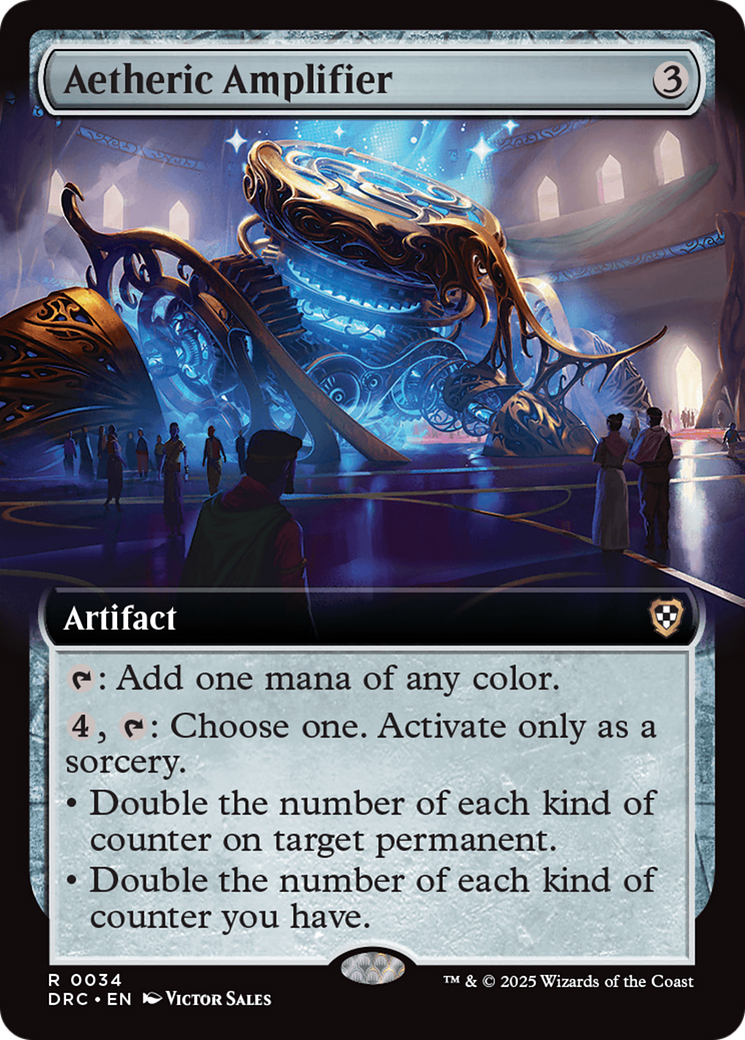 Aetheric Amplifier (DRC-034) [Commander: Aetherdrift]: (Extended Art)