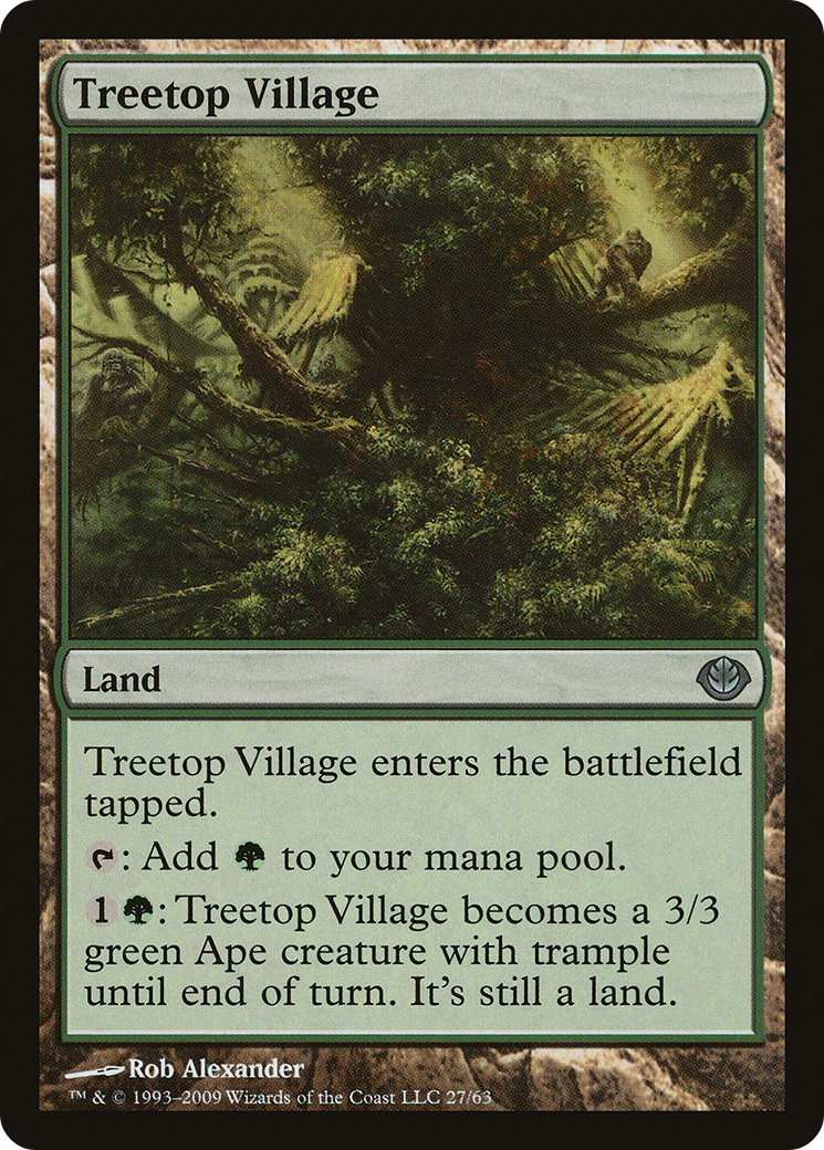 Treetop Village (DDD-027) [Duel Decks: Garruk vs. Liliana]
