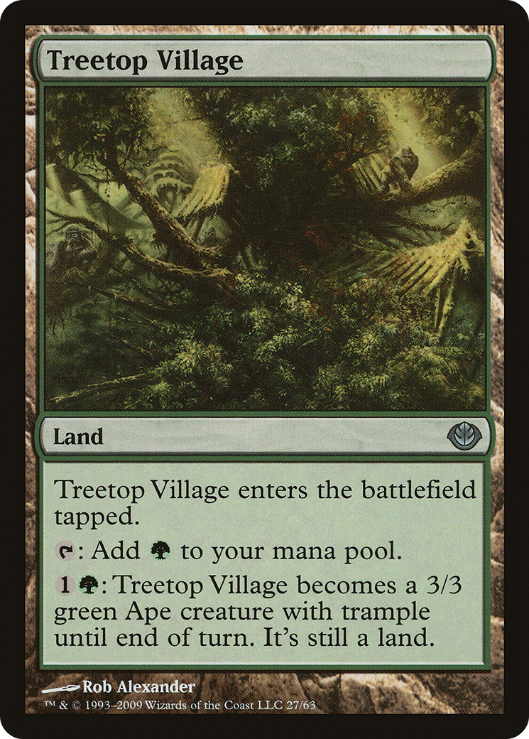 Treetop Village (DDD-027) [Duel Decks: Garruk vs. Liliana]