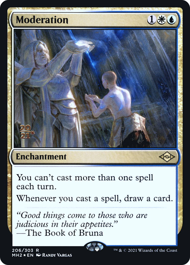 Moderation (PRE-206S) [Modern Horizons 2 Promos] Foil