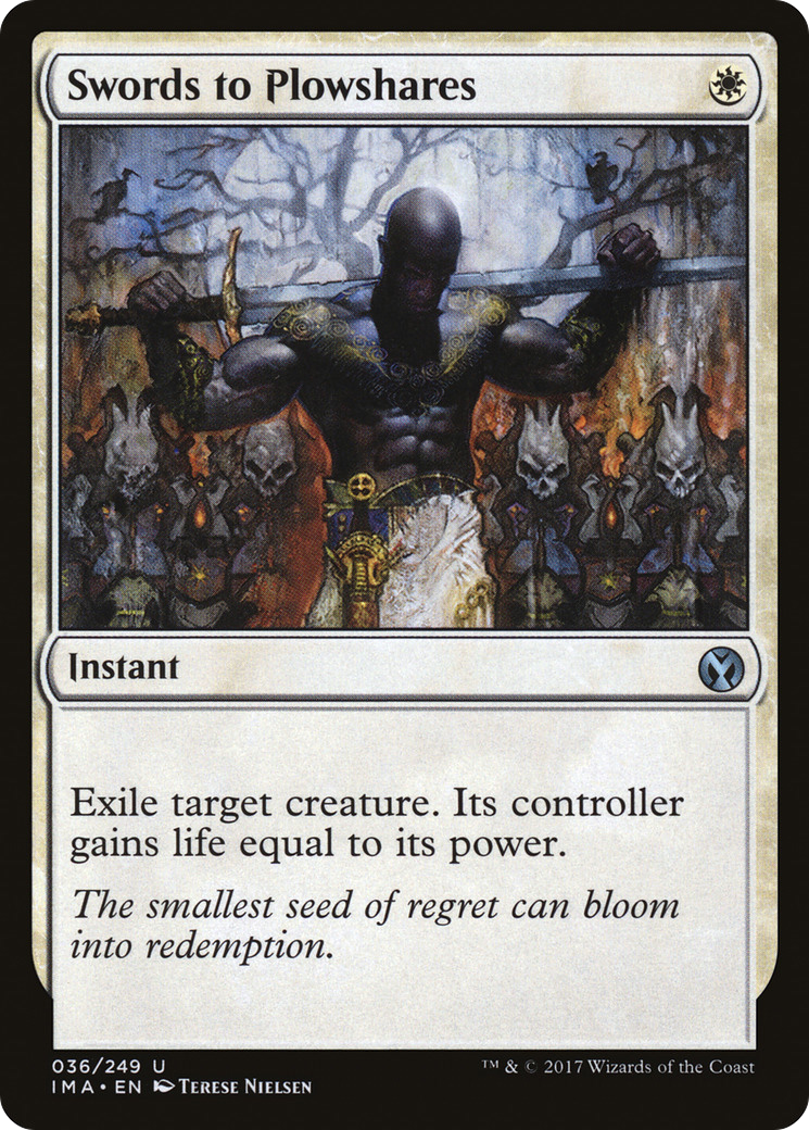 Swords to Plowshares (IMA-036) [Iconic Masters]