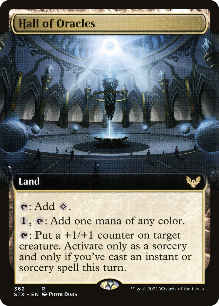 Hall of Oracles (Extended Art) (STX-362) [Strixhaven: School of Mages]