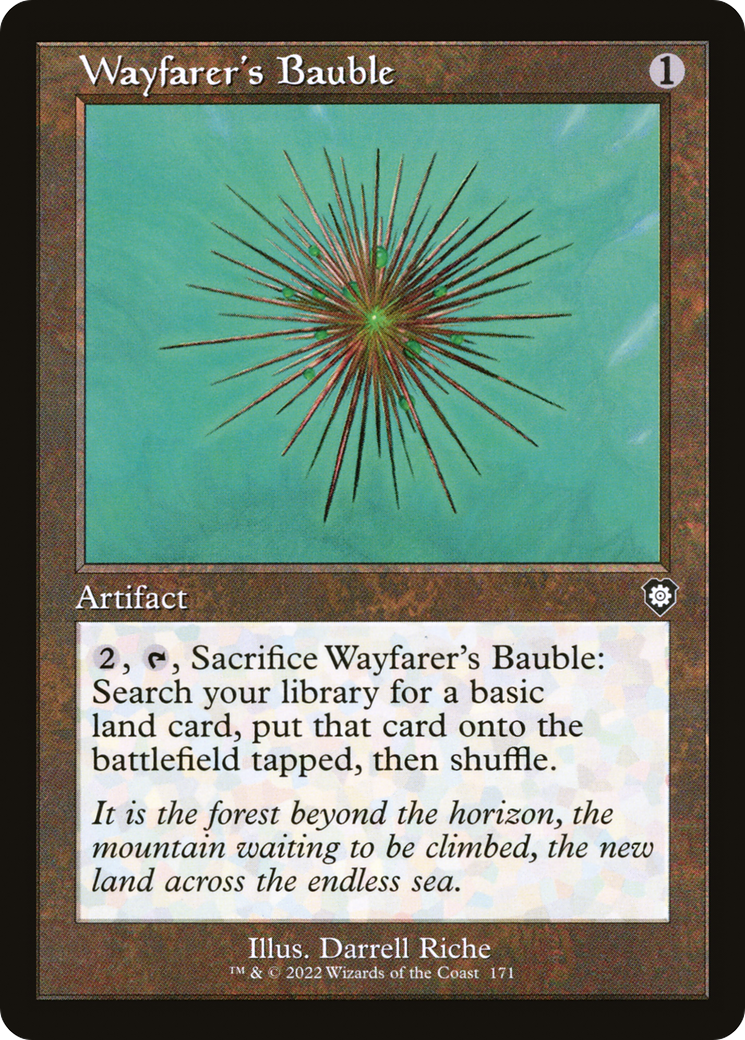 Wayfarer's Bauble (Retro Frame) (BRC-171) [The Brothers' War Commander]