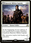 Hanweir Militia Captain // Westvale Cult Leader (PRE-21S) [Shadows over Innistrad Promos] Foil