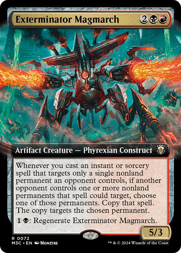 Exterminator Magmarch (M3C-072) [Modern Horizons 3 Commander]: (Extended Art) Foil