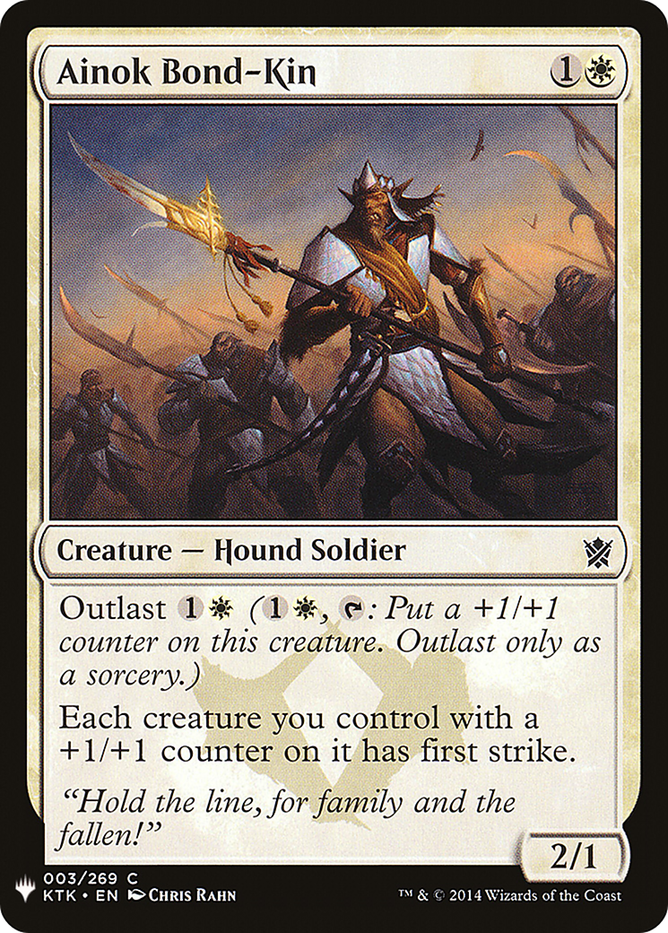 Ainok Bond-Kin (LIST-KTK-3) [The List]