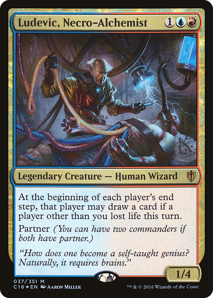 Ludevic, Necro-Alchemist (C16-037) [Commander 2016] Foil