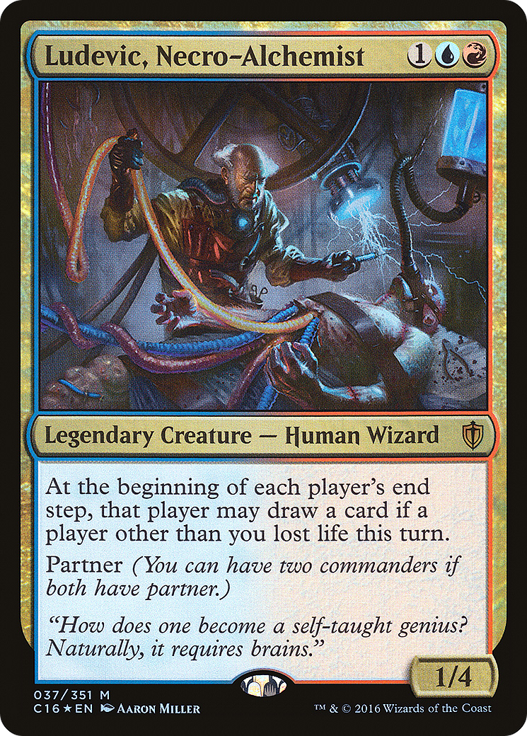 Ludevic, Necro-Alchemist (C16-037) [Commander 2016] Foil