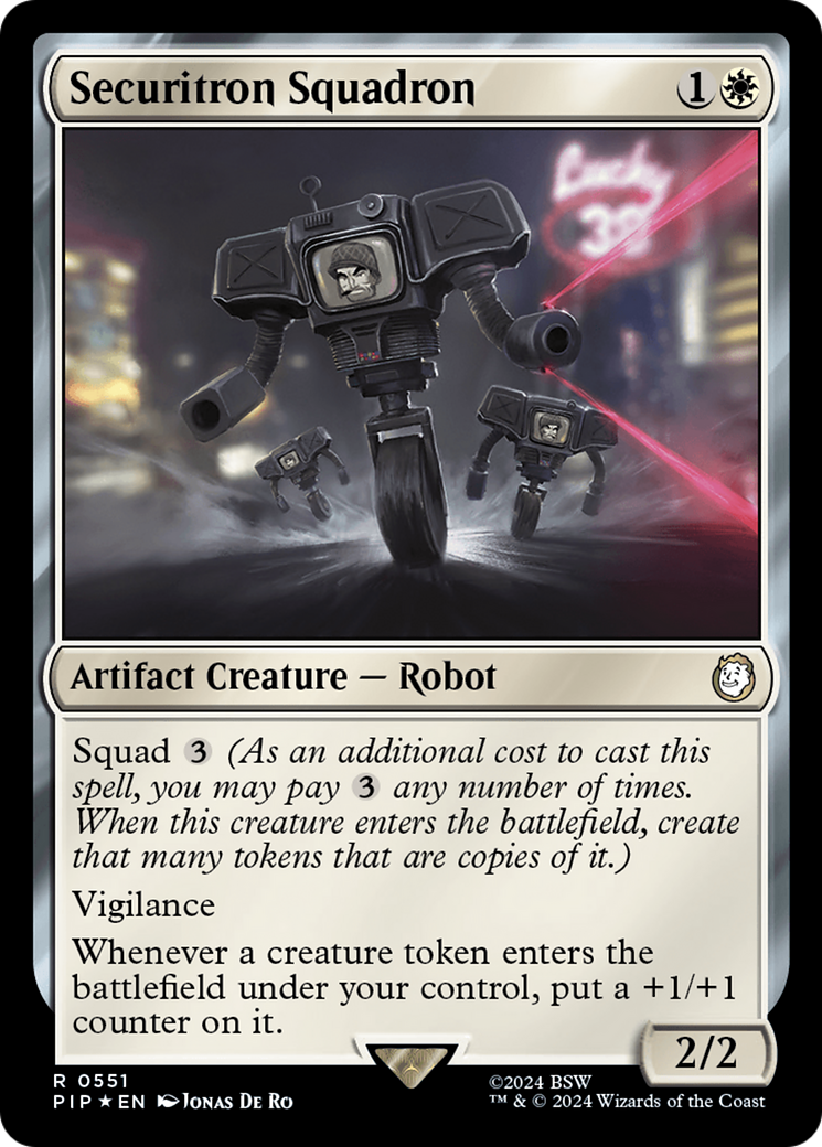 Securitron Squadron (PIP-551) [Fallout] Foil
