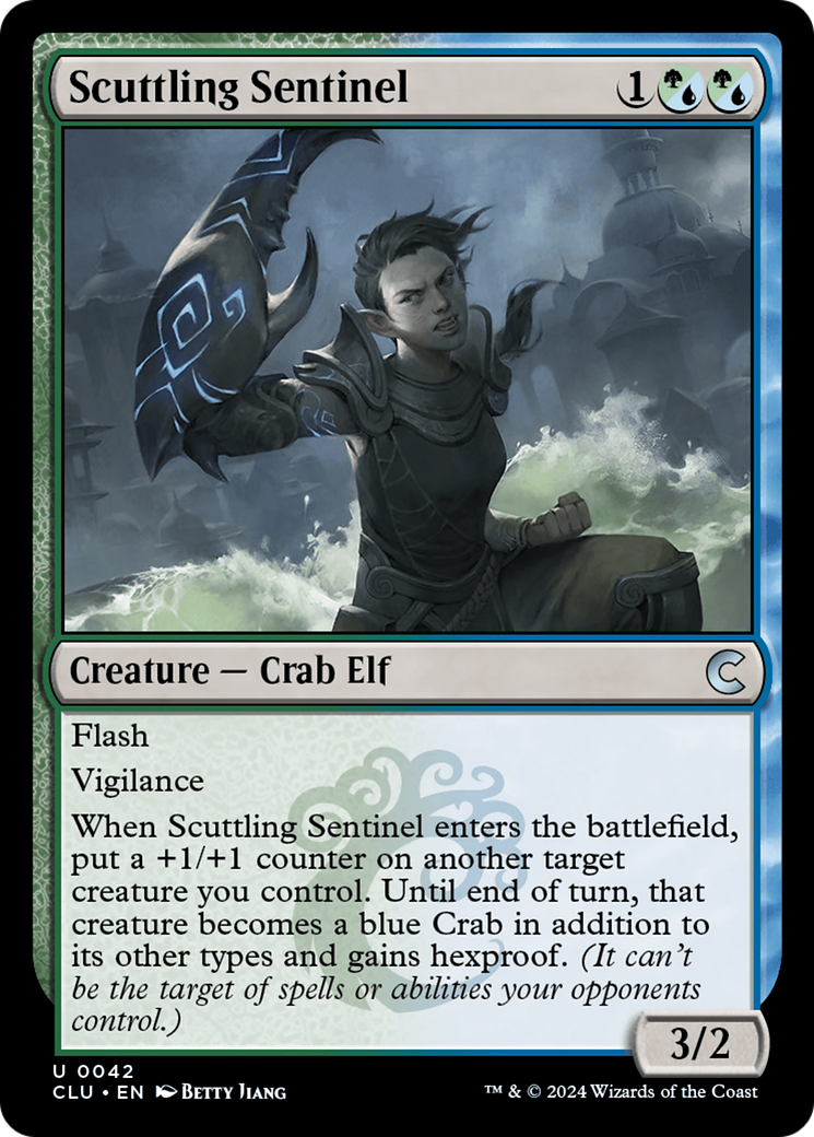 Scuttling Sentinel (CLU-042) [Ravnica: Clue Edition]