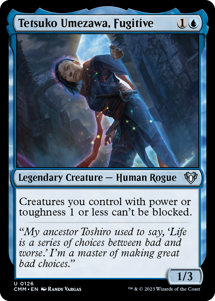 Tetsuko Umezawa, Fugitive (CMM-126) [Commander Masters] Foil