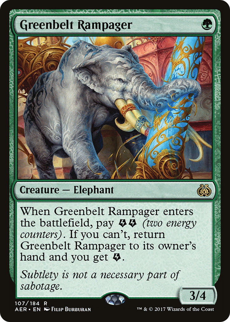 Greenbelt Rampager (AER-107) [Aether Revolt]