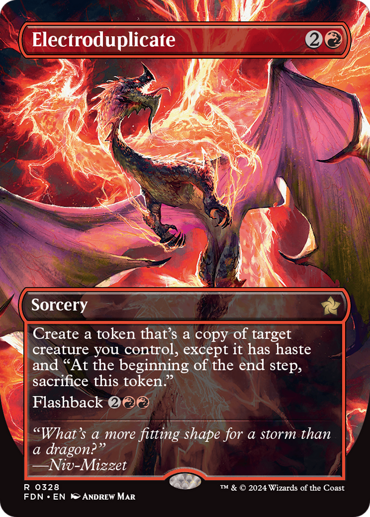 Electroduplicate (FDN-328) [Foundations] (Borderless) Foil