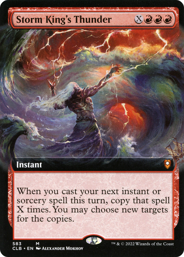 Storm King's Thunder (Extended Art) (CLB-583) [Commander Legends: Battle for Baldur's Gate]