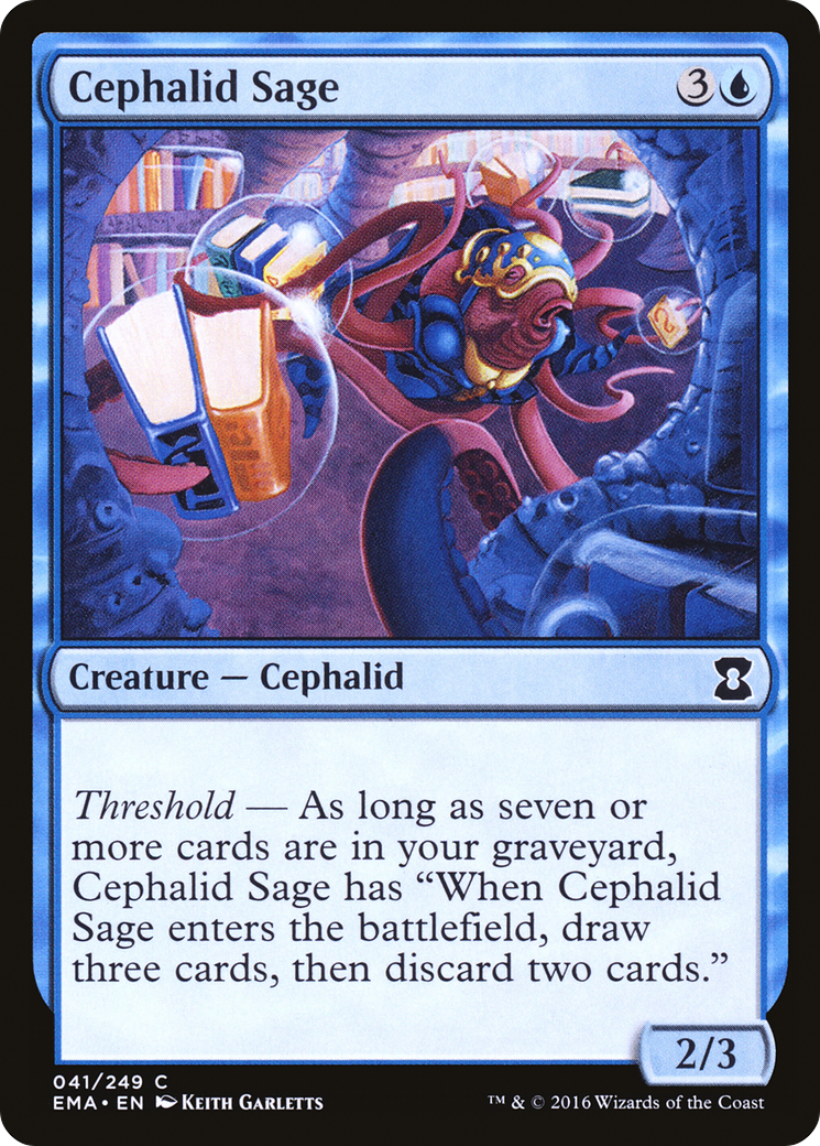 Cephalid Sage (EMA-041) [Eternal Masters] Foil