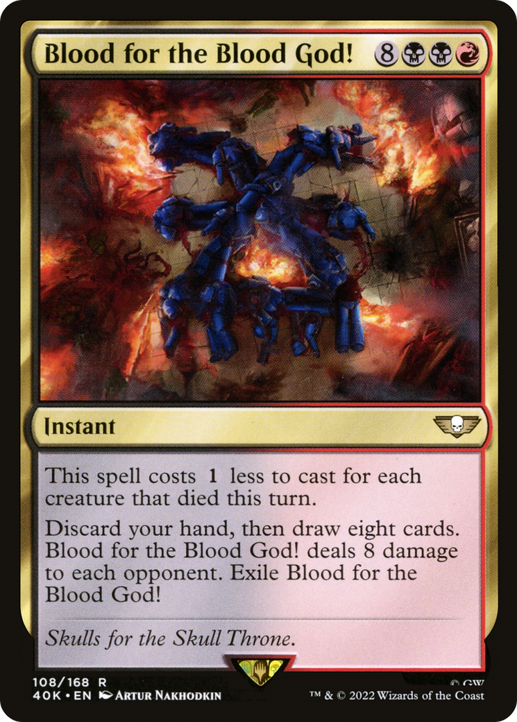 Blood for the Blood God! (40K-108) [Warhammer 40,000 Commander]